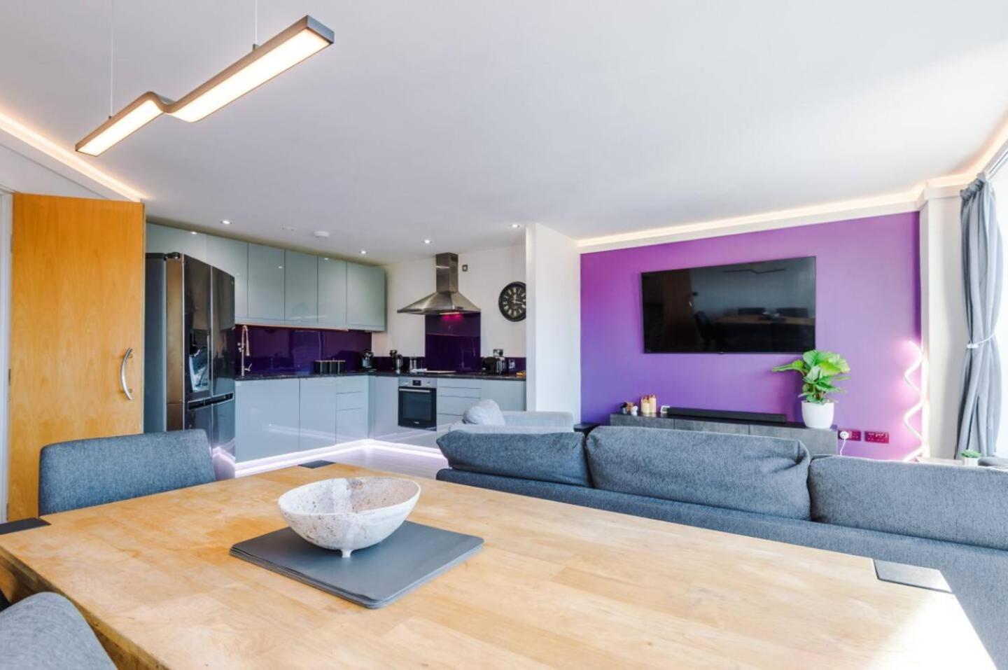 High-Spec Penthouse Central Free Parking Space Sheffield Bagian luar foto