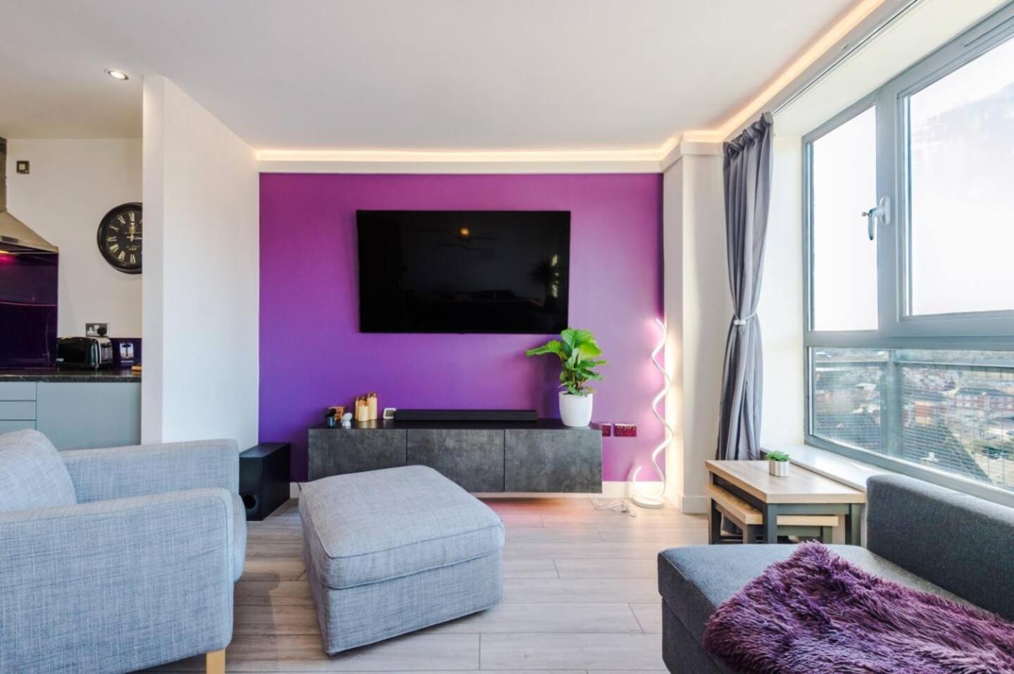 High-Spec Penthouse Central Free Parking Space Sheffield Bagian luar foto